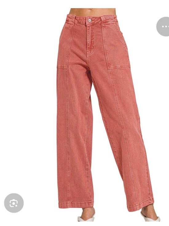 Zenana Outfitters Denim - Zenana Straight Leg Utility Pocket Jeans